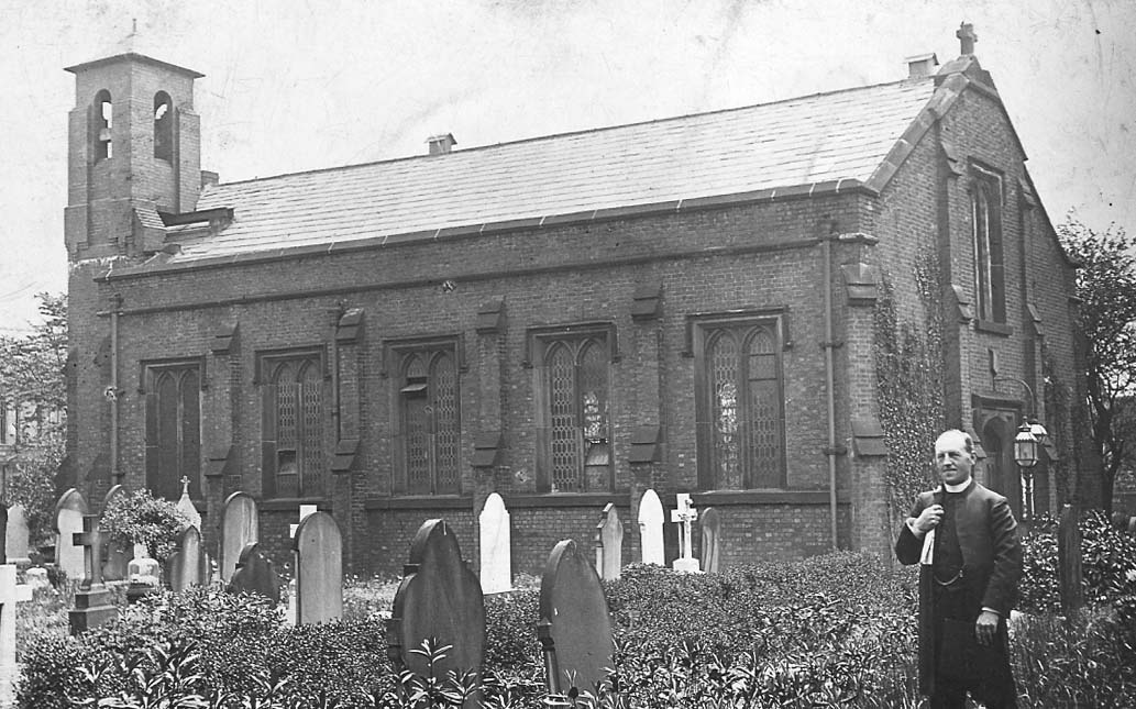 An old Image of the Parish Church of St John the Evangelist