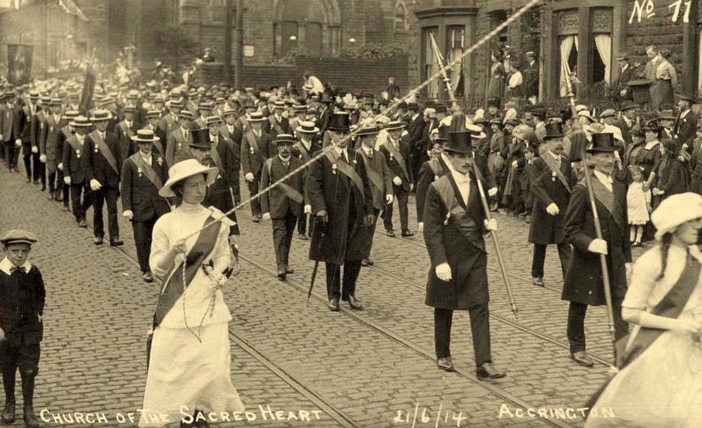 The Annual Procession at Sacred Heart - 1914