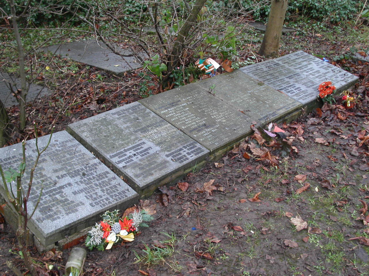 The Memorial Tablets in the Garden of Remembrance