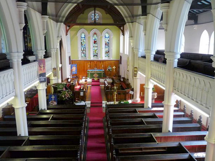 The Interior of St Stephen, Audenshaw. Photograph supplied by and  of Mike Berrell