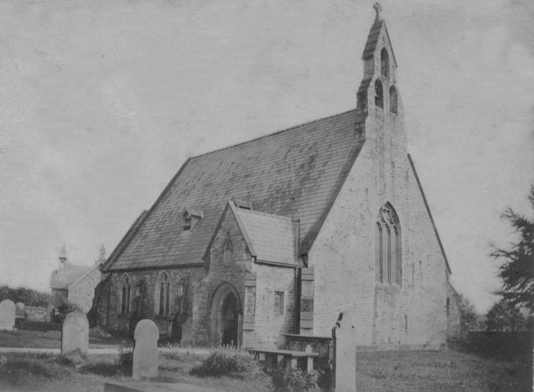 Balderstone Church as it looked in 1854