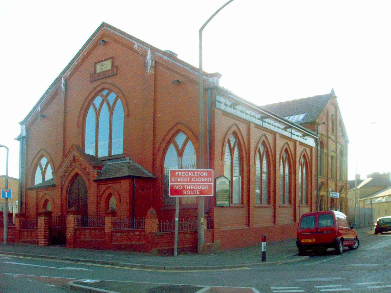 And the newer building, no longer used as a church