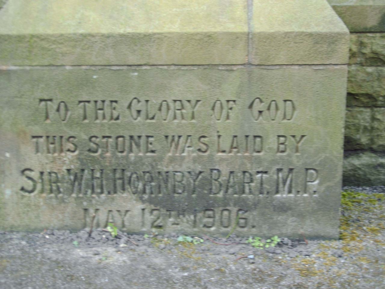 Date Stone at St Stephen, Little Harwood