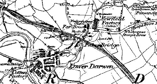 1849 Map of Lower Darwen