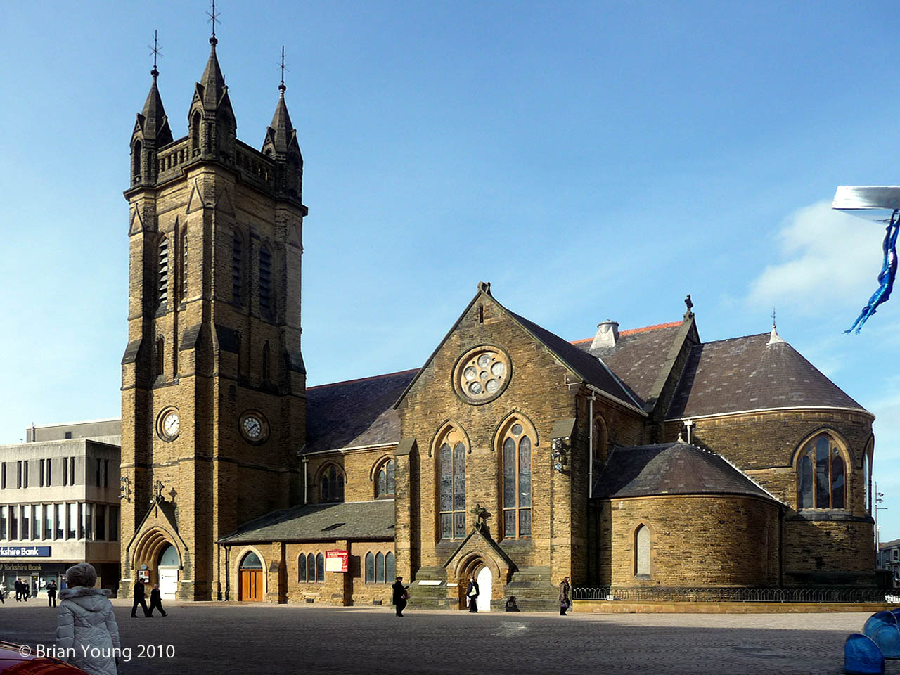 The Church of St John the Evangelist, Blackpool. Photograph supplied by and  of Brian Young