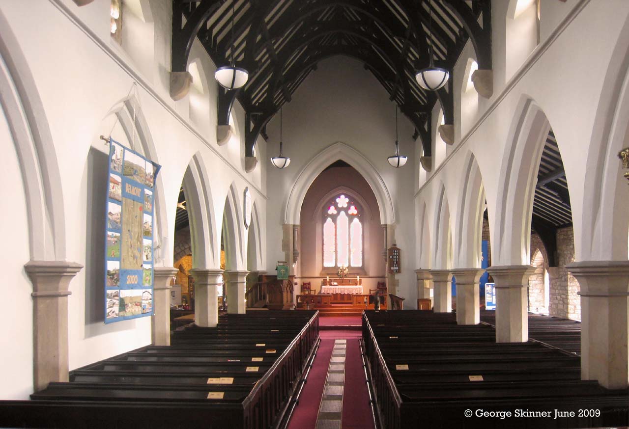 The interior of St Peter, Belmont