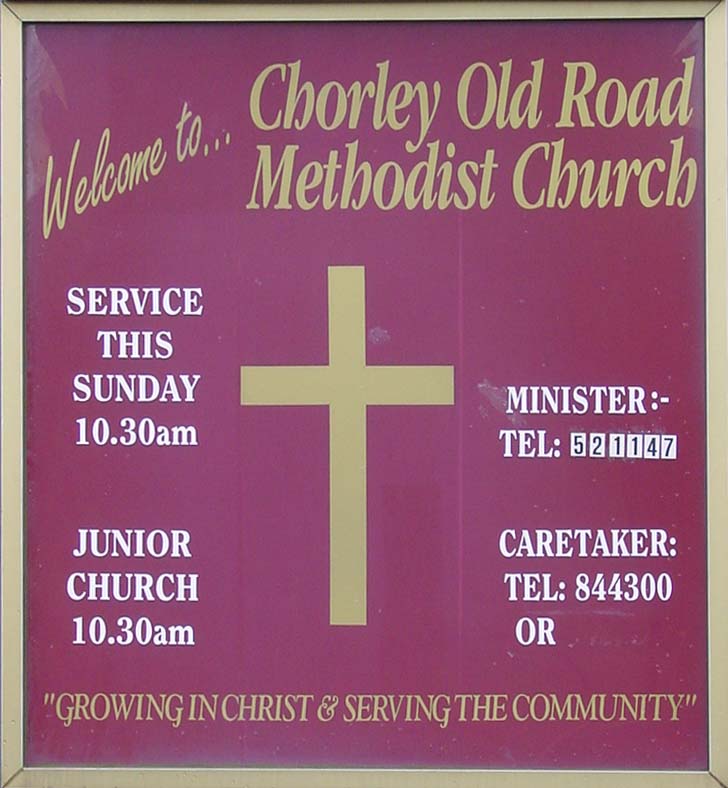 Chorley Old Rd Methodist Church
