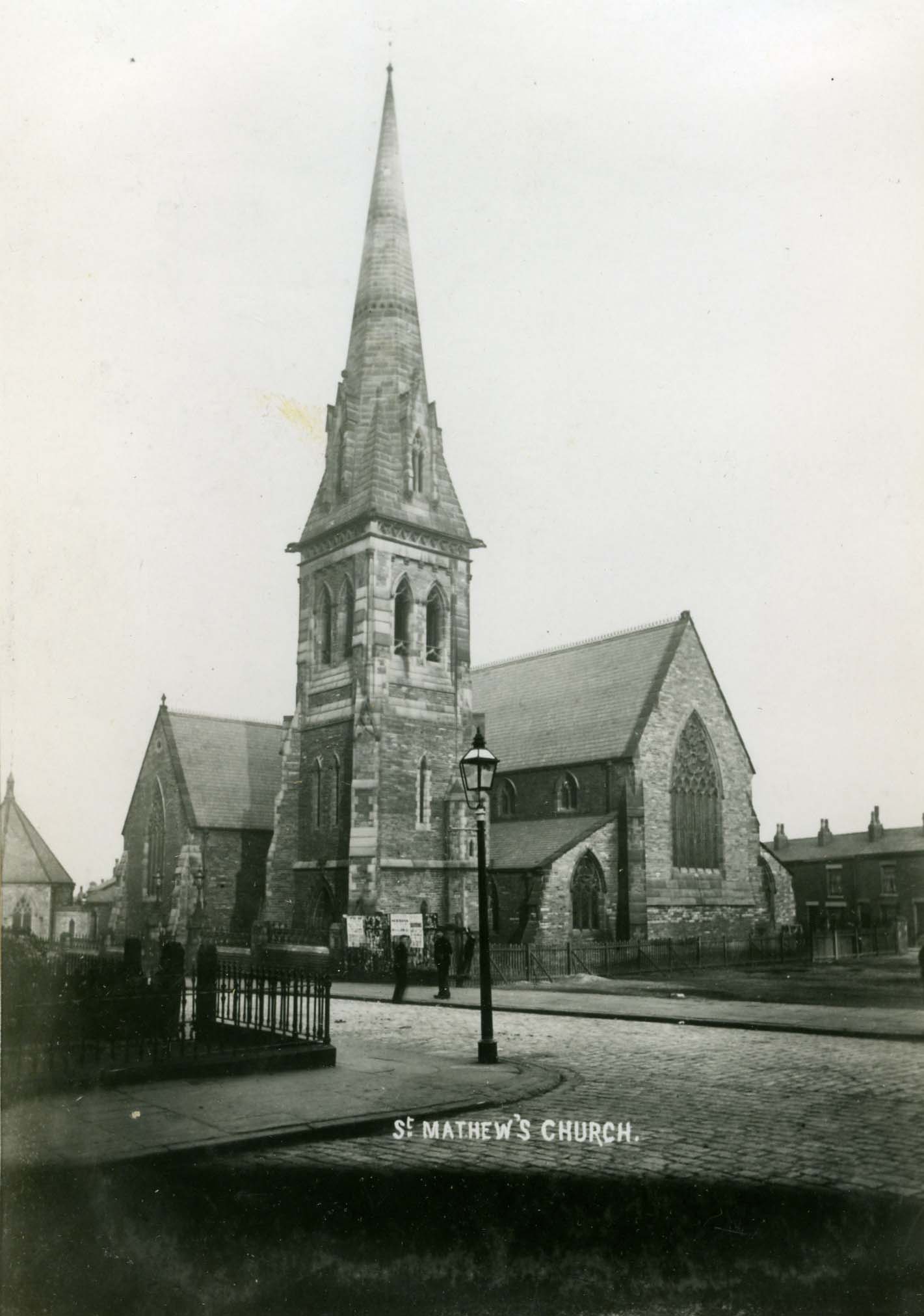 St Matthew's Church Photograph courtesy of Halliwell Local History Society