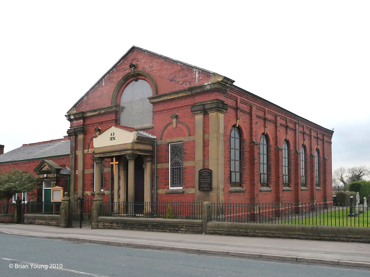 Ebenezer Chapel, now the Congregational Church, Bretherton, Photograph supplied by and © of Brian Young