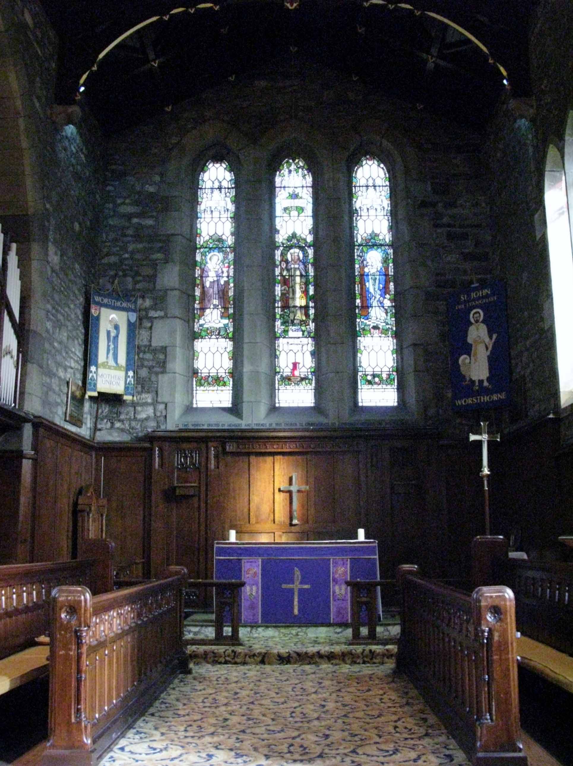 Interior of St John the Evangelist, Worsthorne