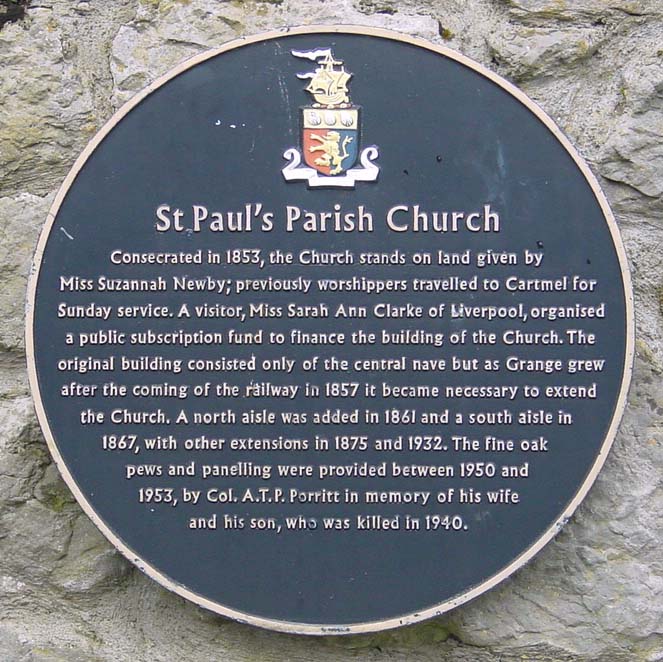 Church Plaque