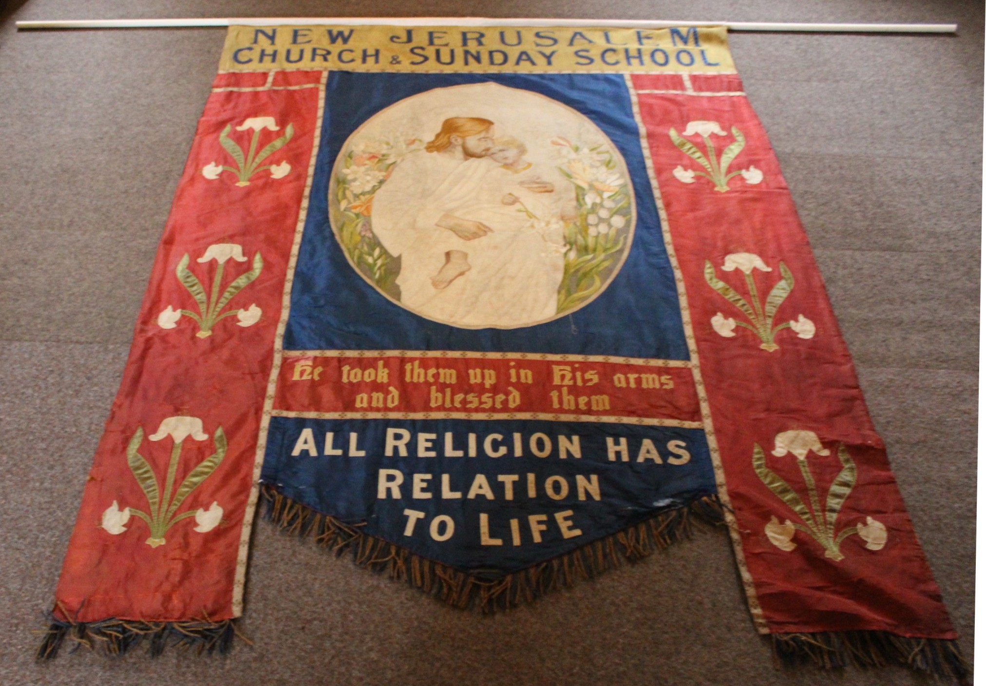 New Jerusalem Church two-sided banner - side 2