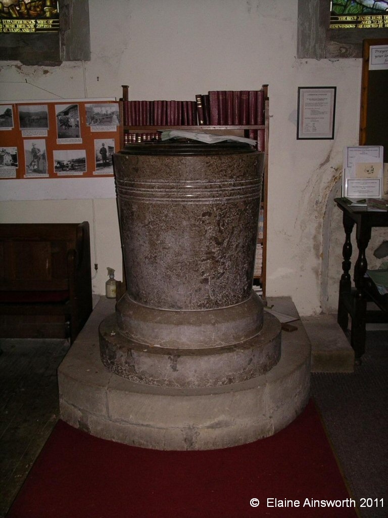 The Font at St Peter, Finsthwaite