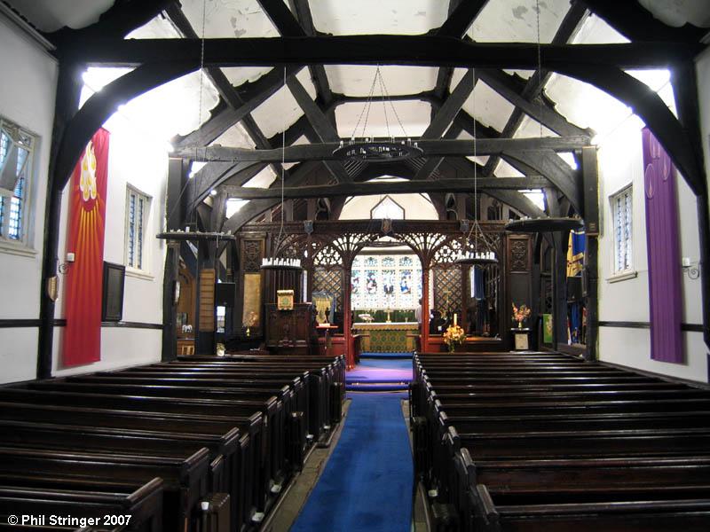 Interior of St Lawrence, Denton
