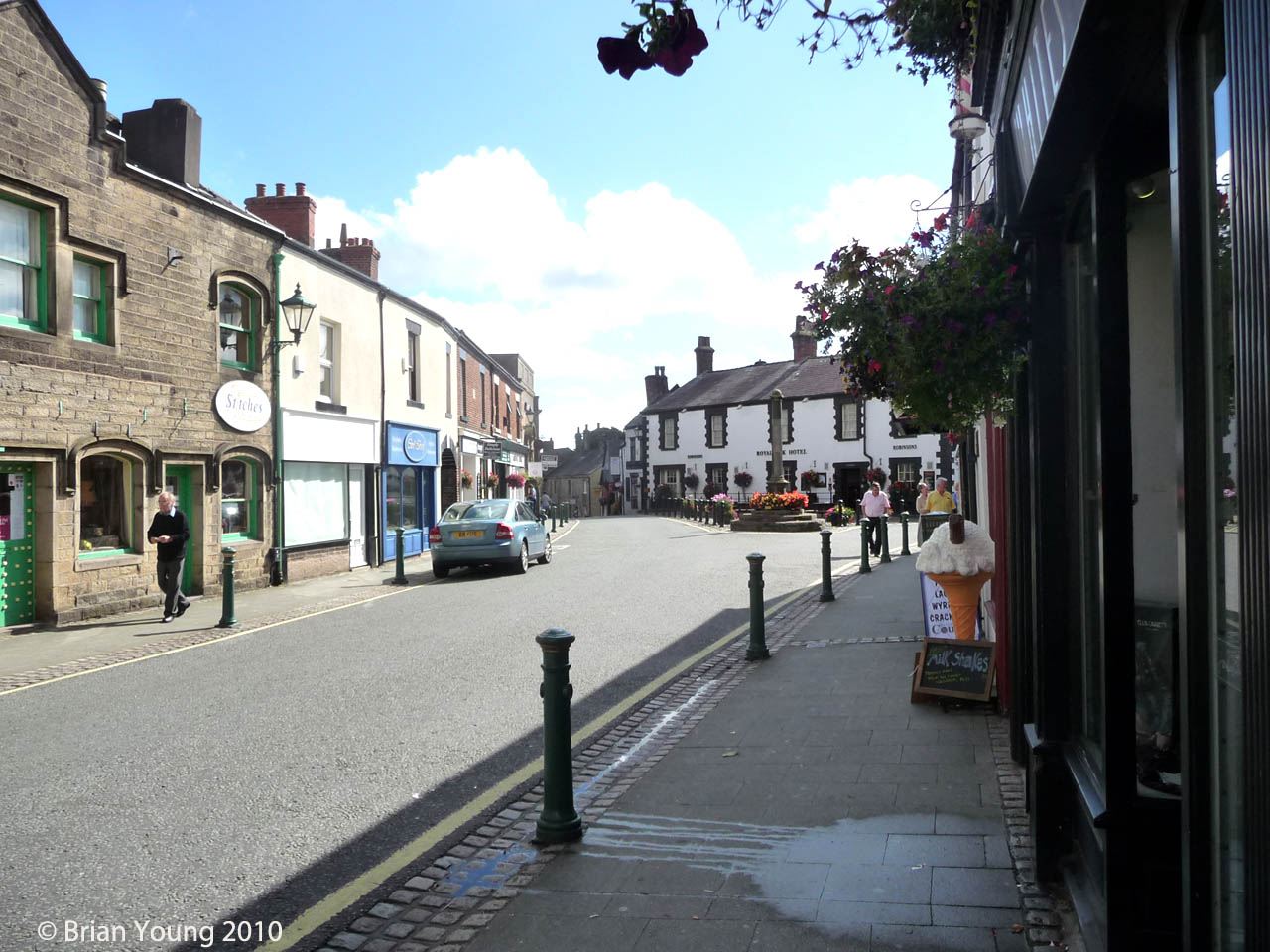 The Town of Garstang. Photograph supplied by and  of Brian Young