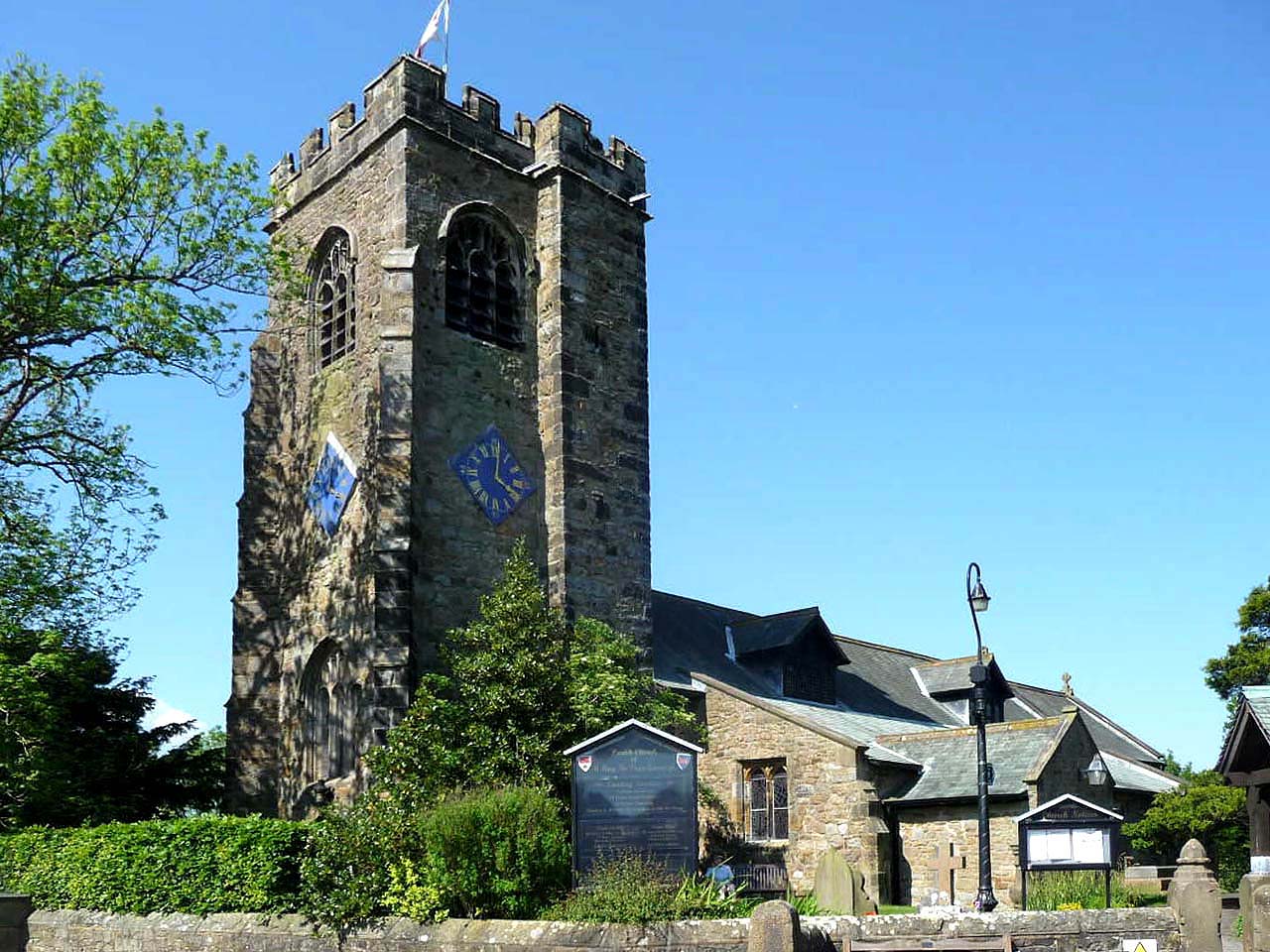 Goosnargh, Parish Church of St Mary the Virgin. Photograph supplied by and  of Brian Young