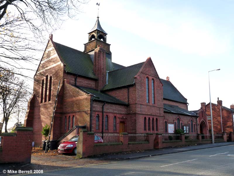 The Church of St John the Evangelist, Hindley Green. Photograph supplied by and  of Mike Berrell