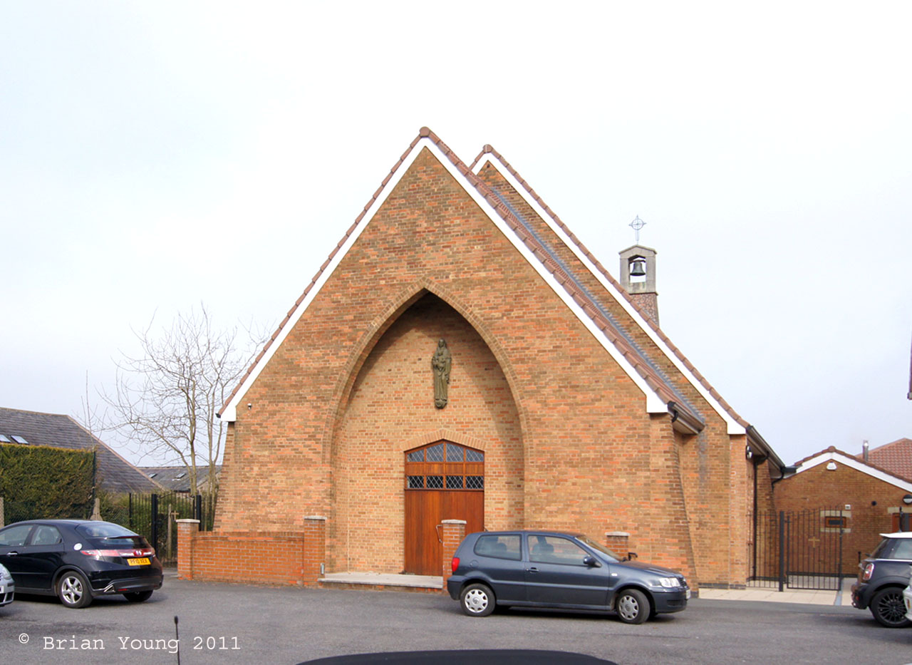 The Roman Catholic Church of St Mary, Langho. Photograph supplied by and  of Brian Young