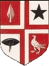 Escutcheon from Leigh Borough Arms - click for large version with crest and motto