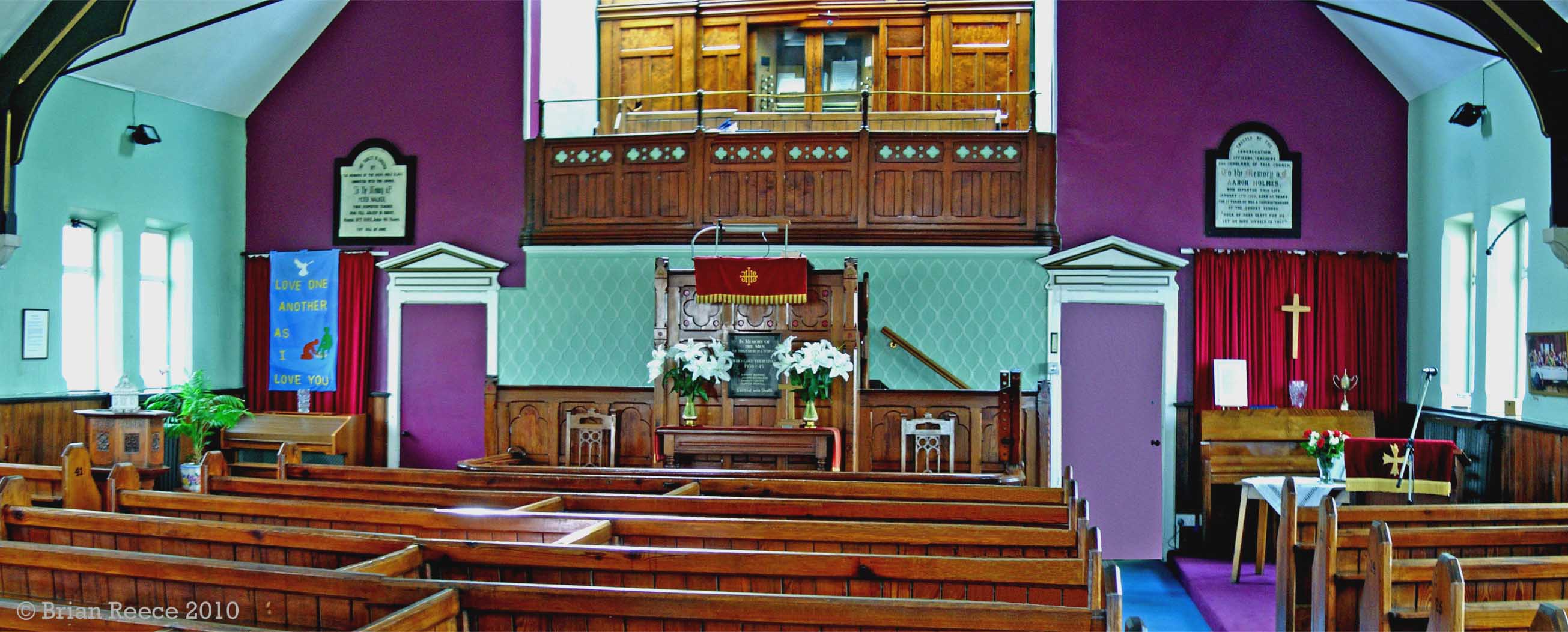 The Interior of Cleggs Lane Methodist Church, Little Hulton