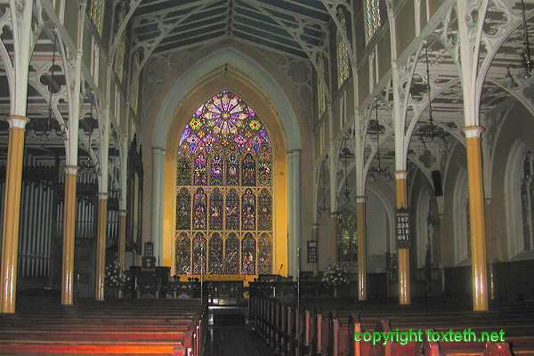 The Interior of St Michael-in-the-Hamlet, photograph courtesy of Paul Christian at Toxteth.net