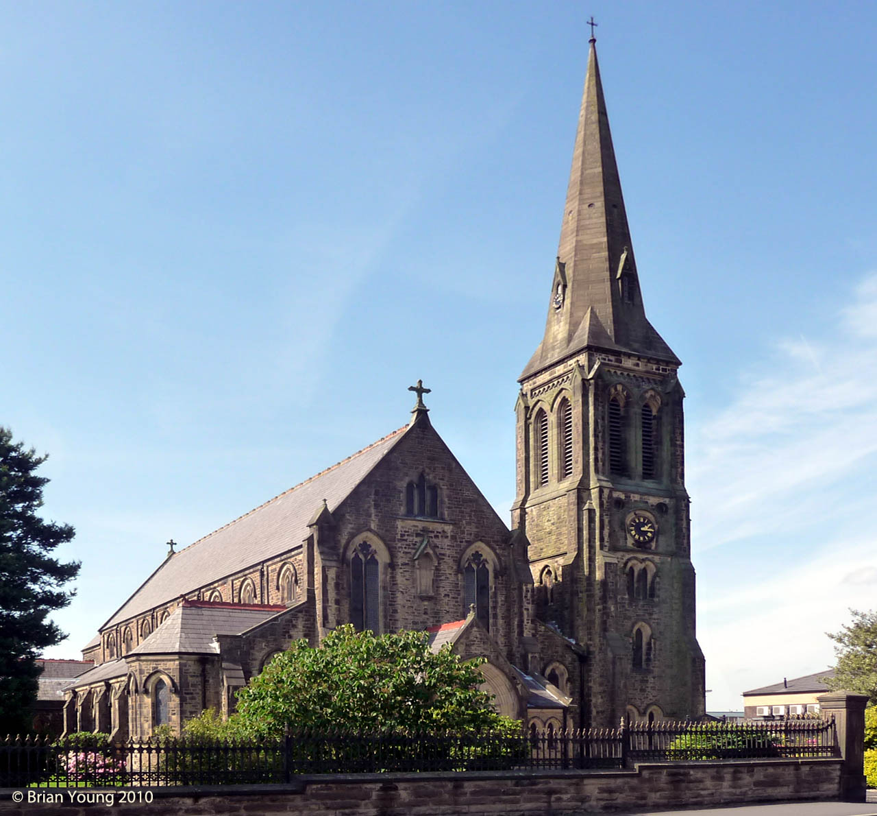 The Catholic Church of St Wilfrid, Longridge. Photograph supplied by and  of Brian Young