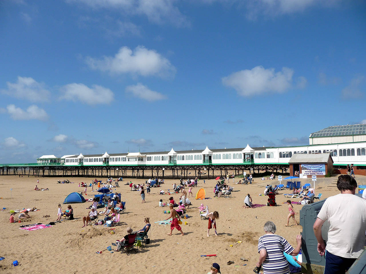 St Annes Pier, Photograph supplied by and  of Brian Young