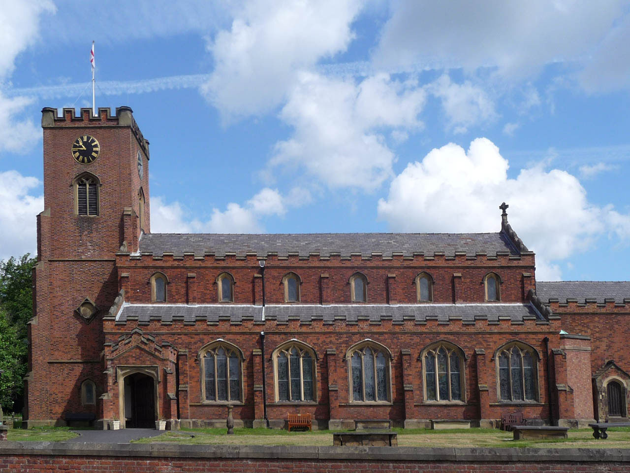 Lytham, Parish Church of St Cuthbert. Photograph supplied by and  of Brian Young