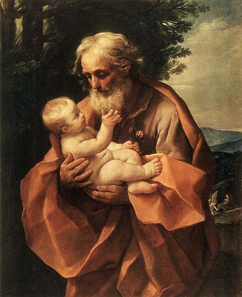 Joseph with the infant Jesus (Guido Reni c.1635)