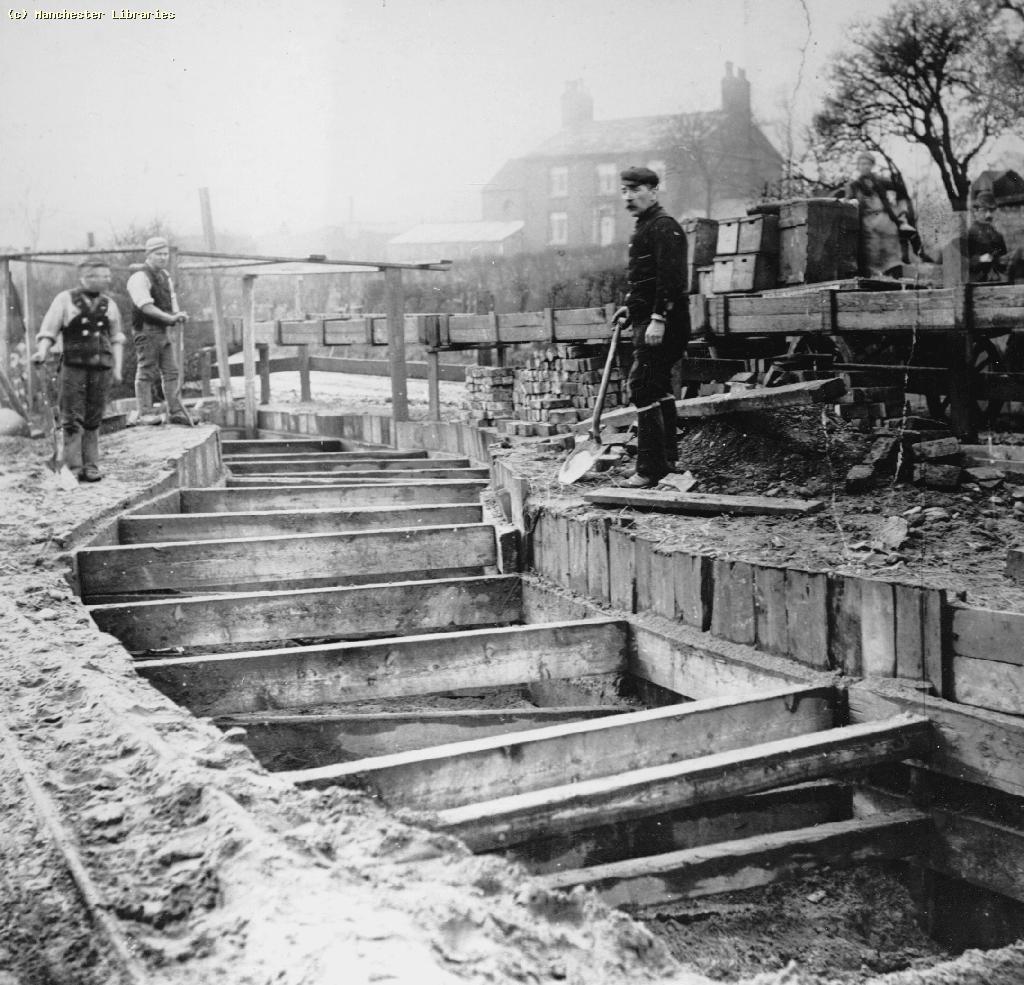 Tunelling for Sewers in Crumpsall, 1895