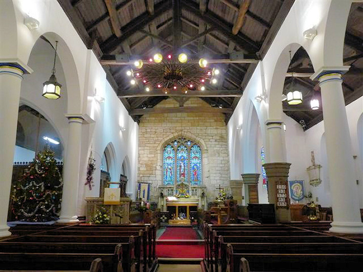 Interior of St Michael, Flixton