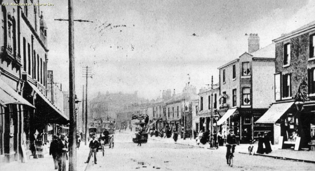 Stockport Road, Levenshulme Village in 1904