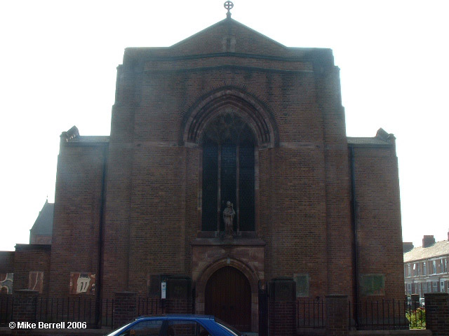The Roman Catholic Church of St Alphonsus, Old Trafford. Photograph supplied by and  of Mike Berrell