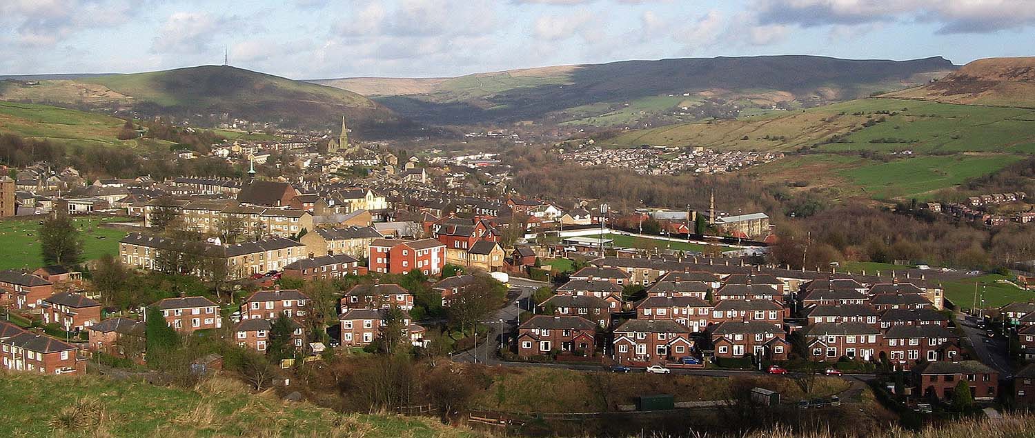View of Mossley