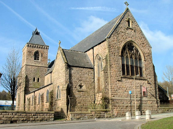 The Roman Catholic Church of St Mary, Oldham. Photograph supplied by and  of Mike Berrell