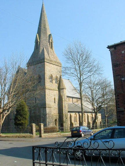 The Church of St James, East Crompton. Photograph supplied by and  of Mike Berrell