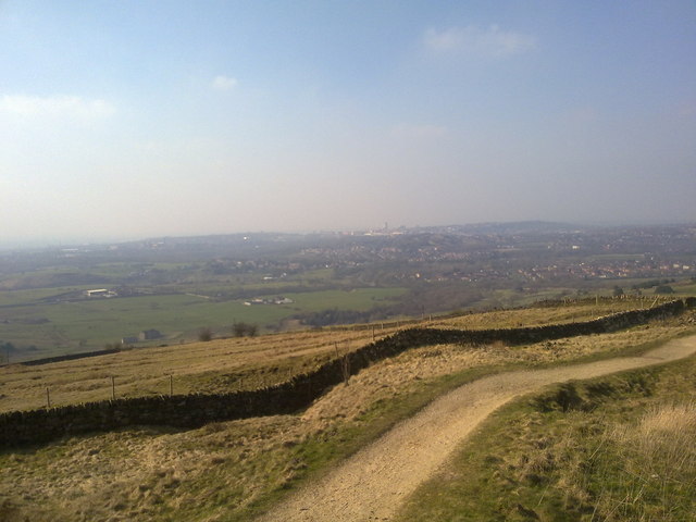 Oldham from Hartshead Pike