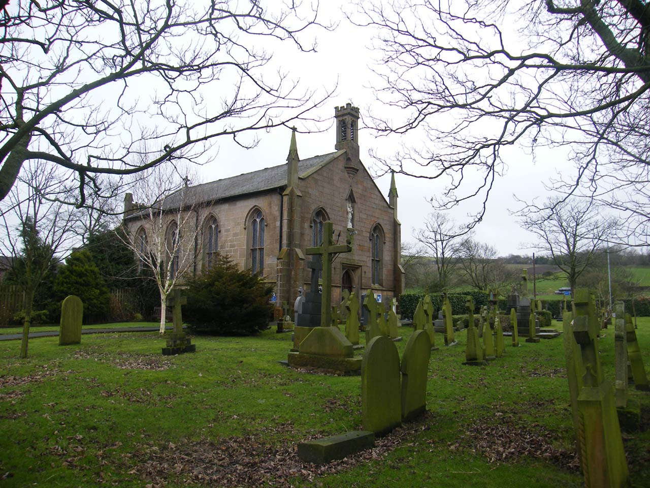 The Church of St Mary from the Graveyard