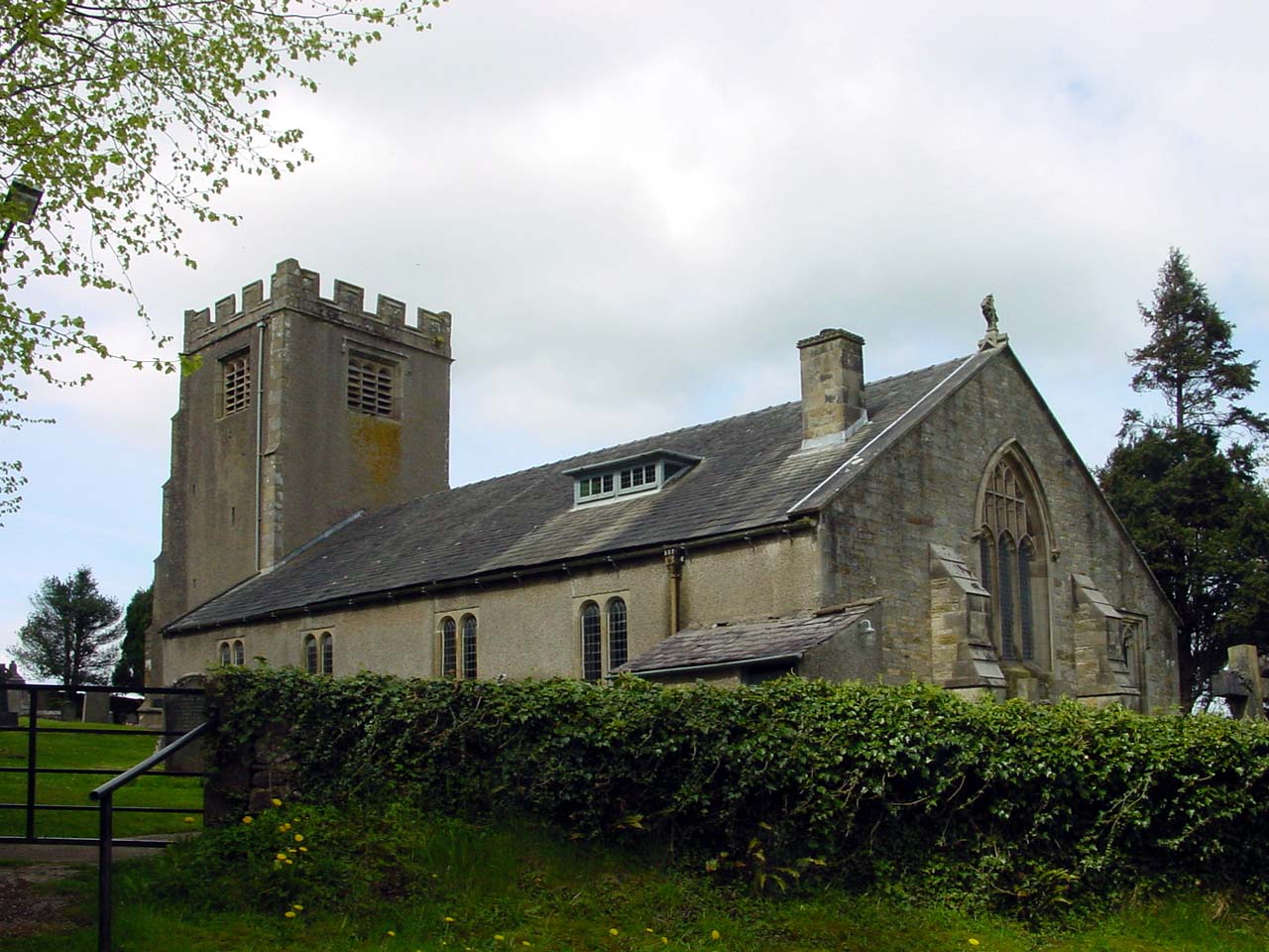 St Cuthbert's from the road