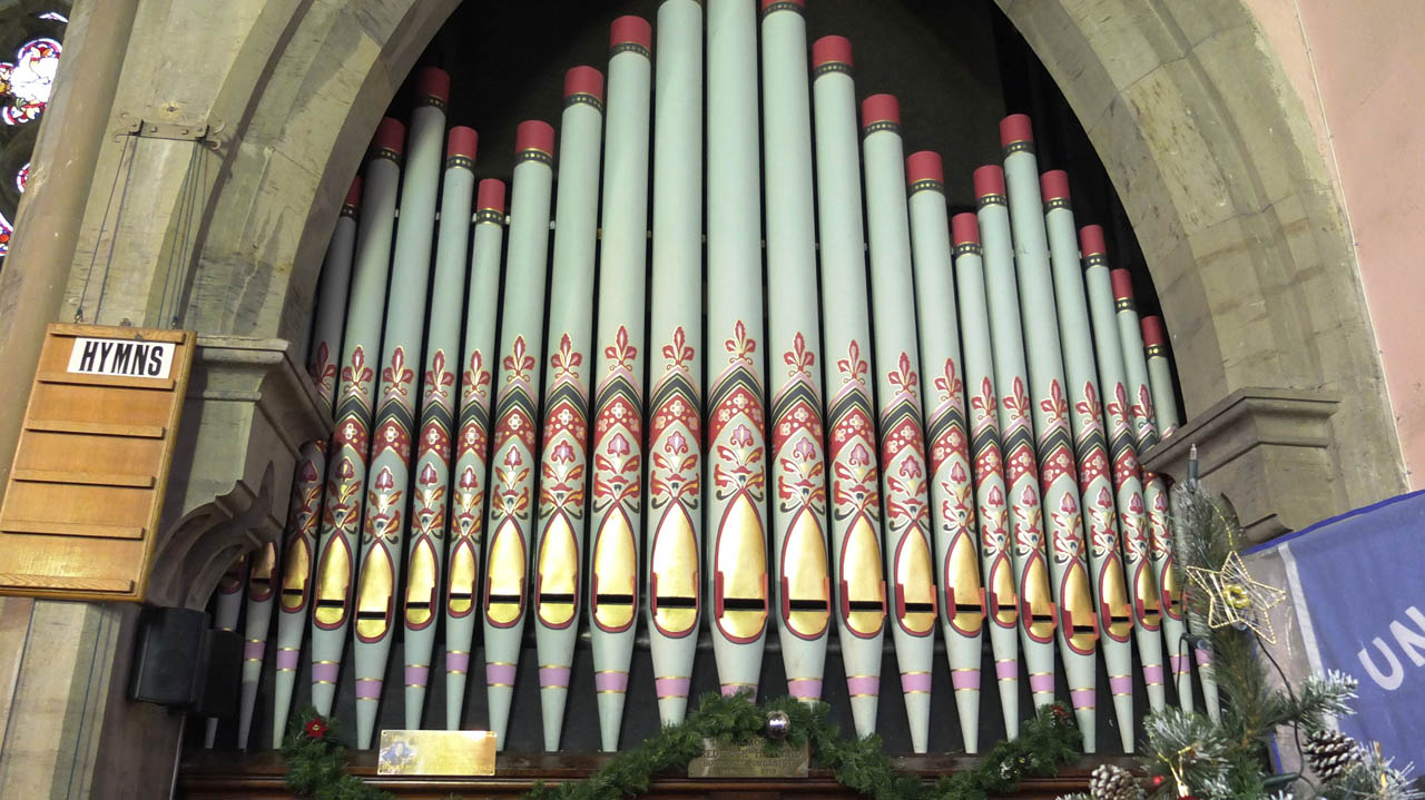 The Organ Pipes. Photograph supplied by and  of Ian Robinson