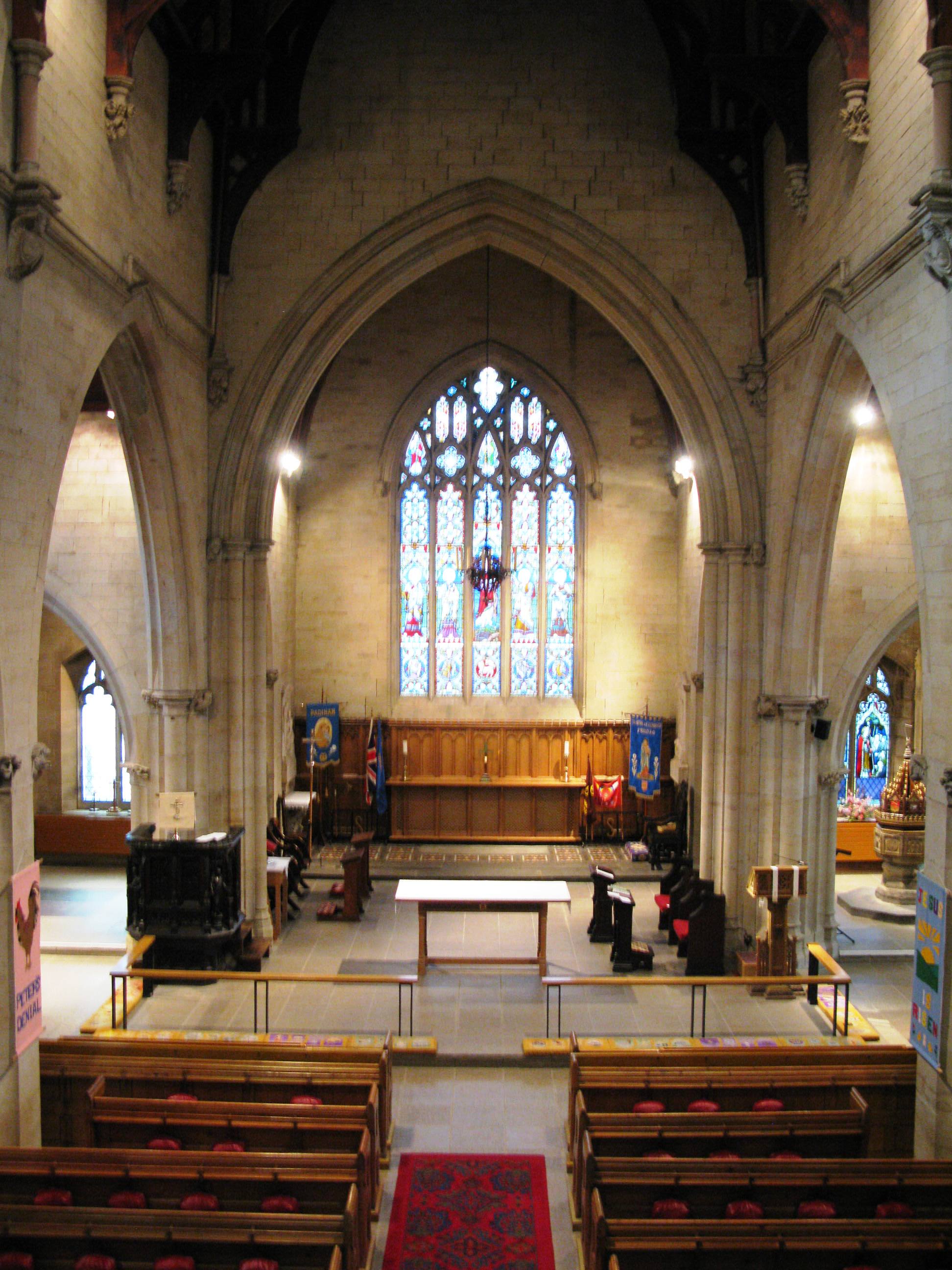 The Interior of St Leonard