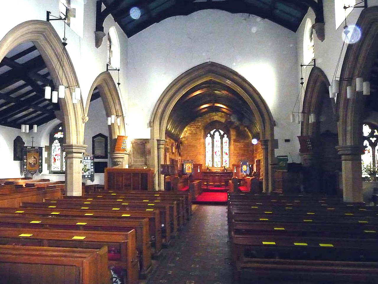 St Mary, interior, Photograph supplied by and  of Brian Young
