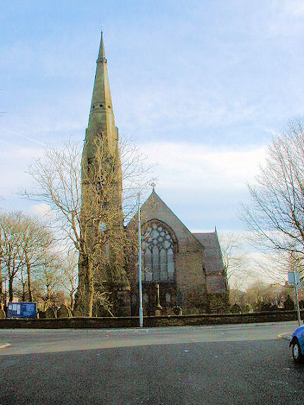The Church of St Andrew, Radcliffe. Photograph supplied by and  Mike Berrell 2012