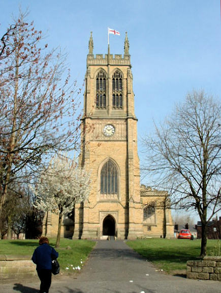 The Church of St Thomas, Radcliffe. Photograph supplied by and  Mike Berrell 2012
