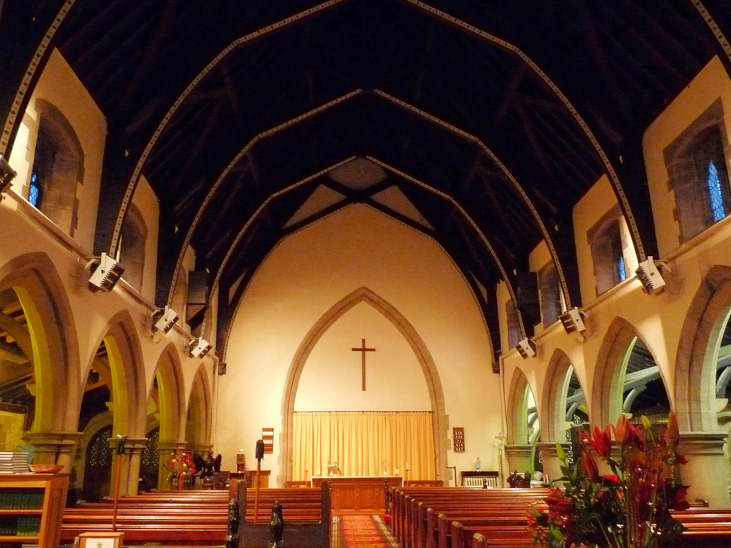 The Interior of Christ Church, Healey