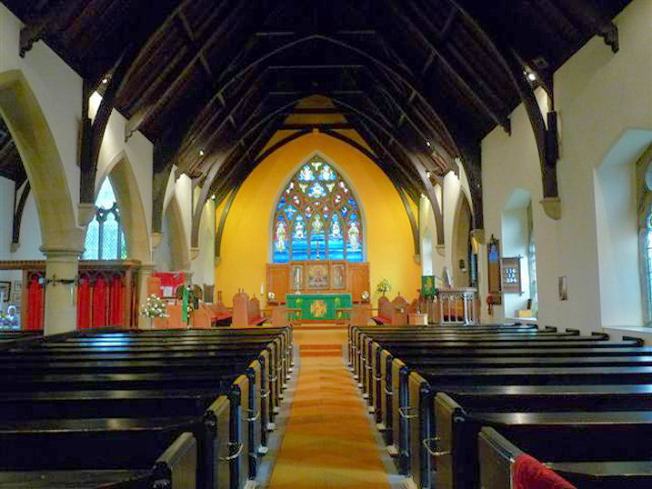 The Interior of St Paul, Norden. Photograph supplied by and  of Mike Berrell