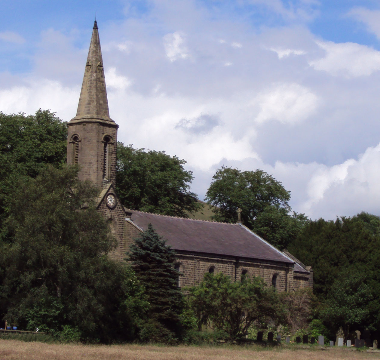 St Nicholas Church, Sabden. Photograph supplied by and  of Brian Young