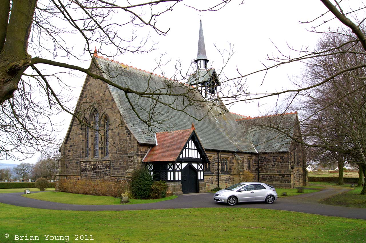 The Church of St Peter, Salesbury. Photograph supplied by and  of Brian Young