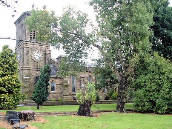 St John the Evangelist, Pendlebury. Photograph supplied by and  Mike Berrell 2012