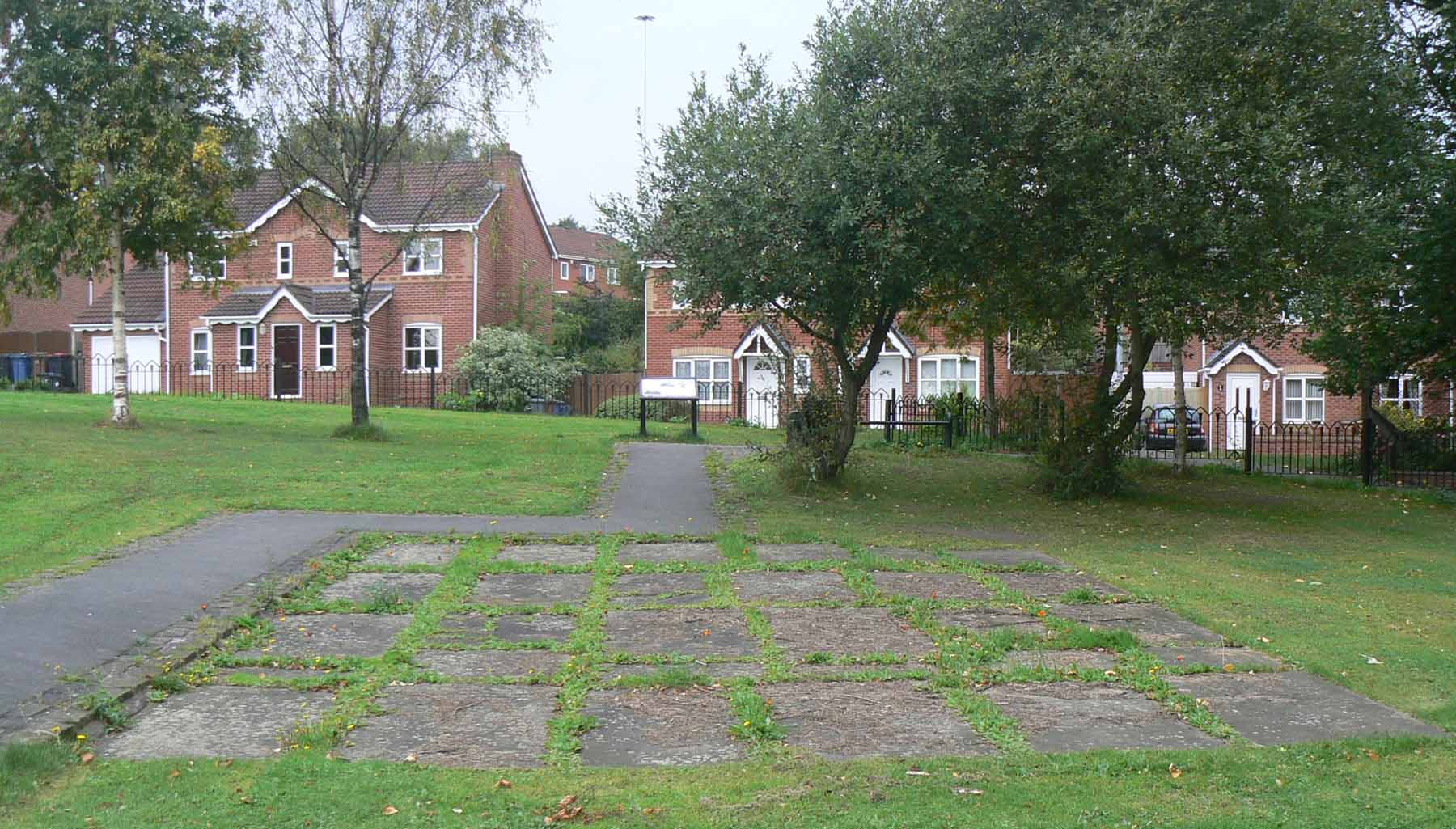The former cemetery of St Thomas, Pendleton